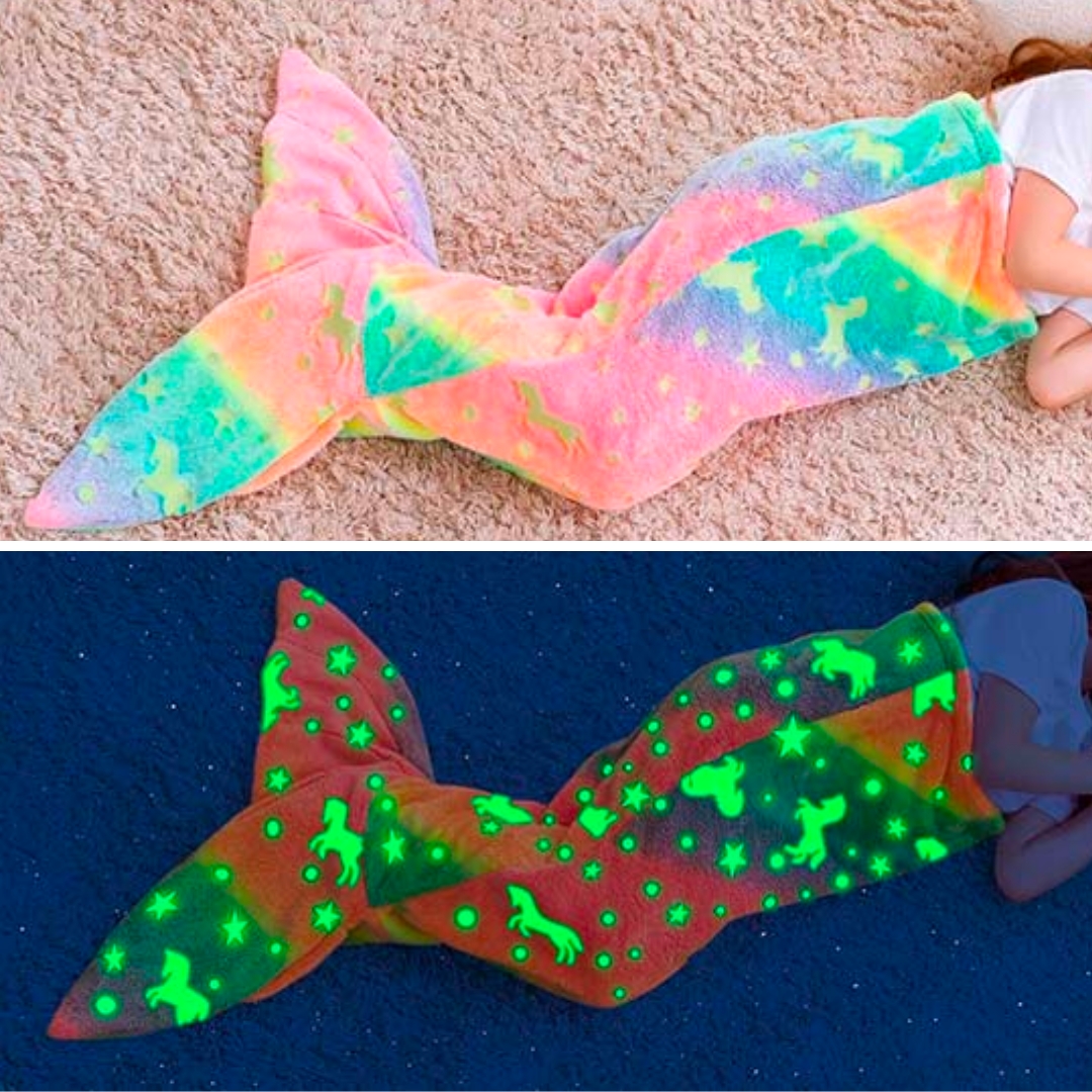 MermaidBlanket, halszárkötő alakú gyermek takaró - Image 4