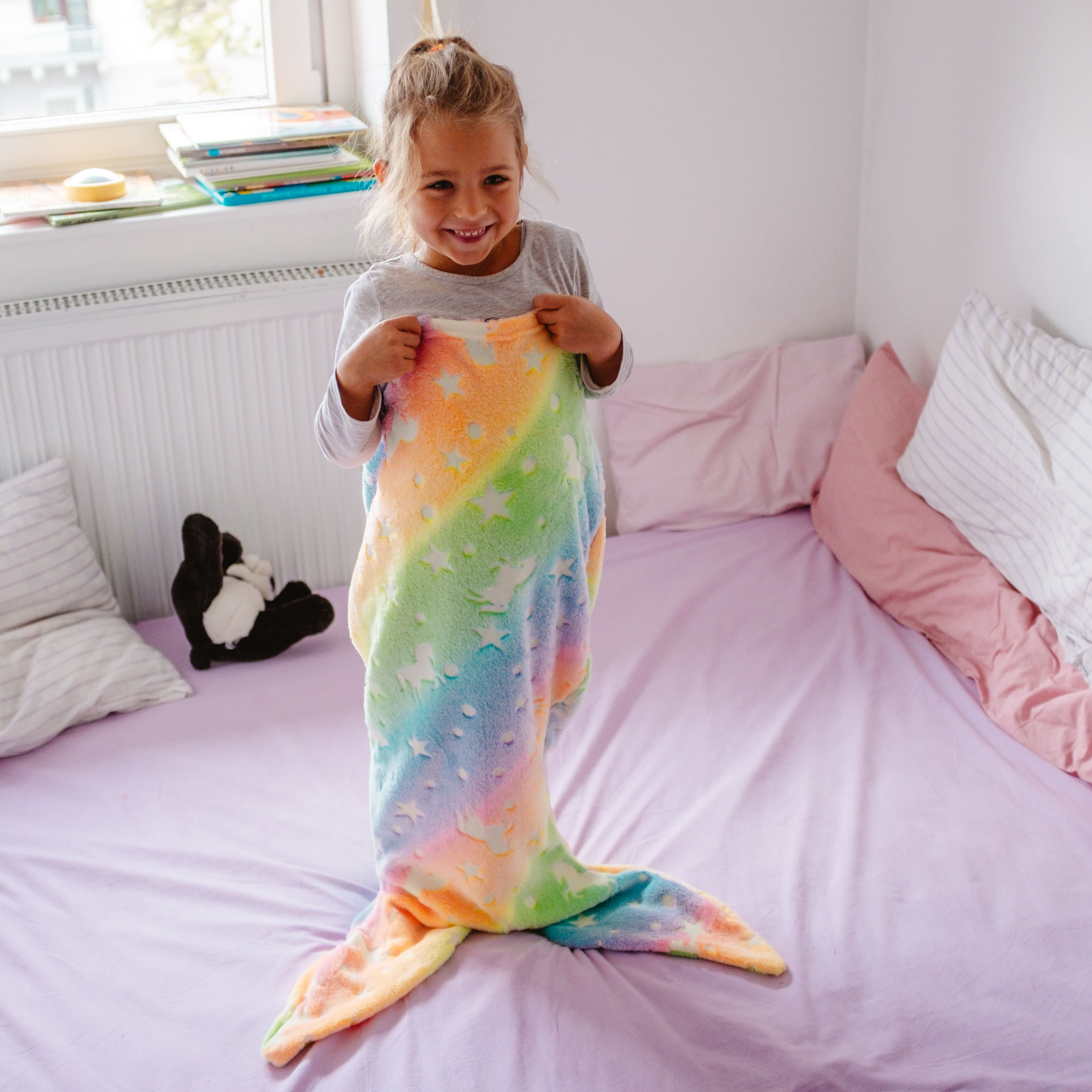 MermaidBlanket, halszárkötő alakú gyermek takaró - Image 10
