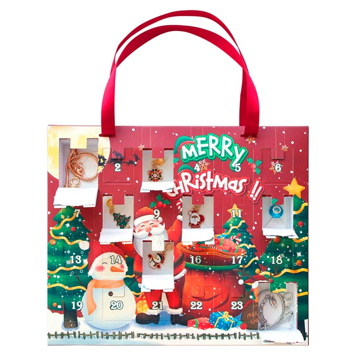 MerryChristmas, adventi naptár karkötő medálokkal - Image 6