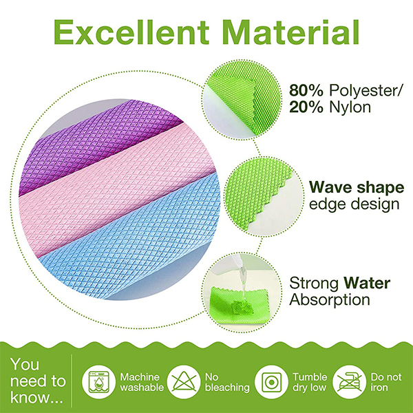 MicrofiberCloth, többcélú mikroszálas tisztító kendő (4 db) - Image 8