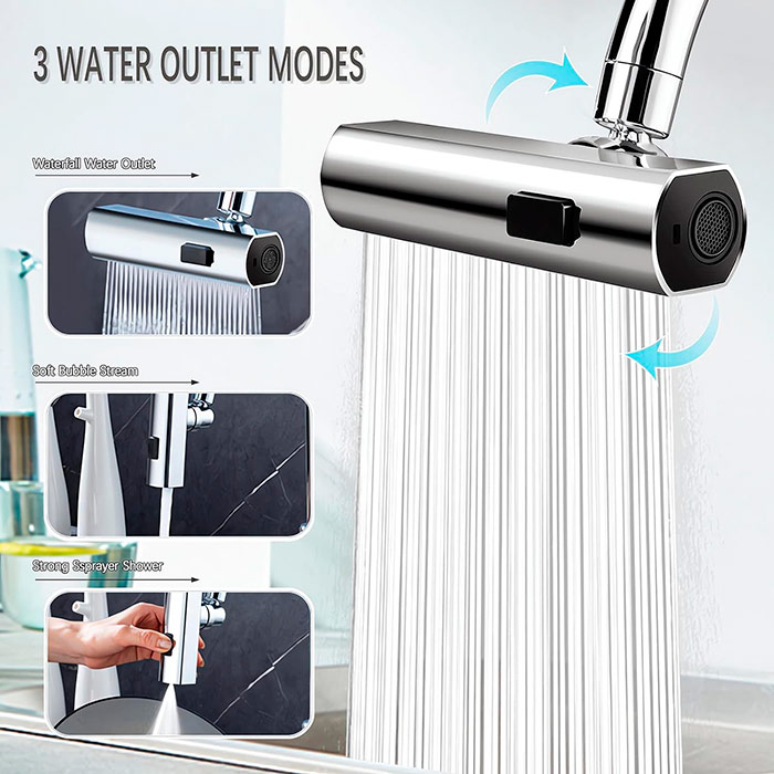 ModernFaucet, a csap kiterjesztő 3 vízkifolyóval - Image 4