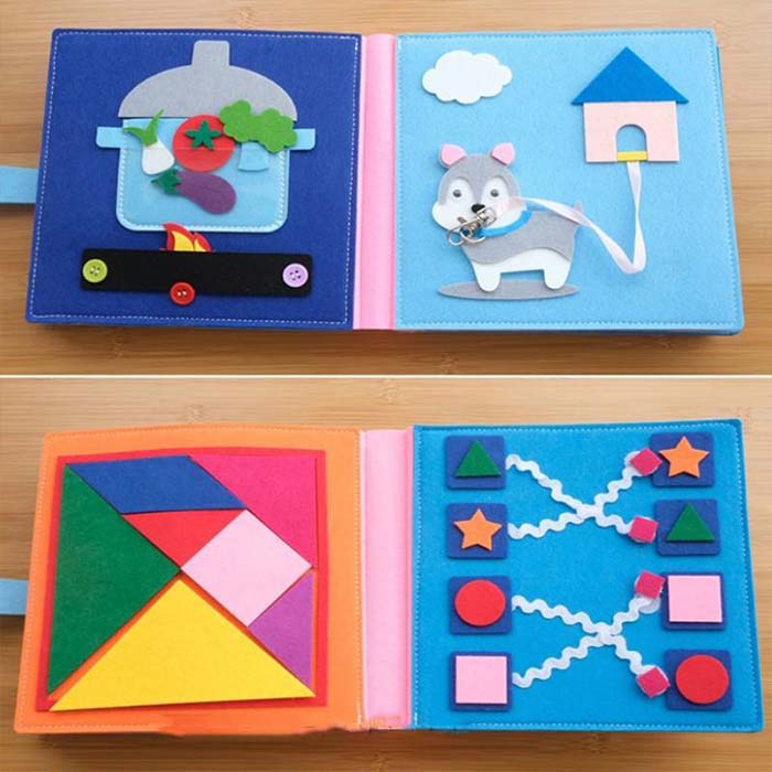 MontessoriBook, egy csendes könyv különféle tevékenységekkel - Image 8