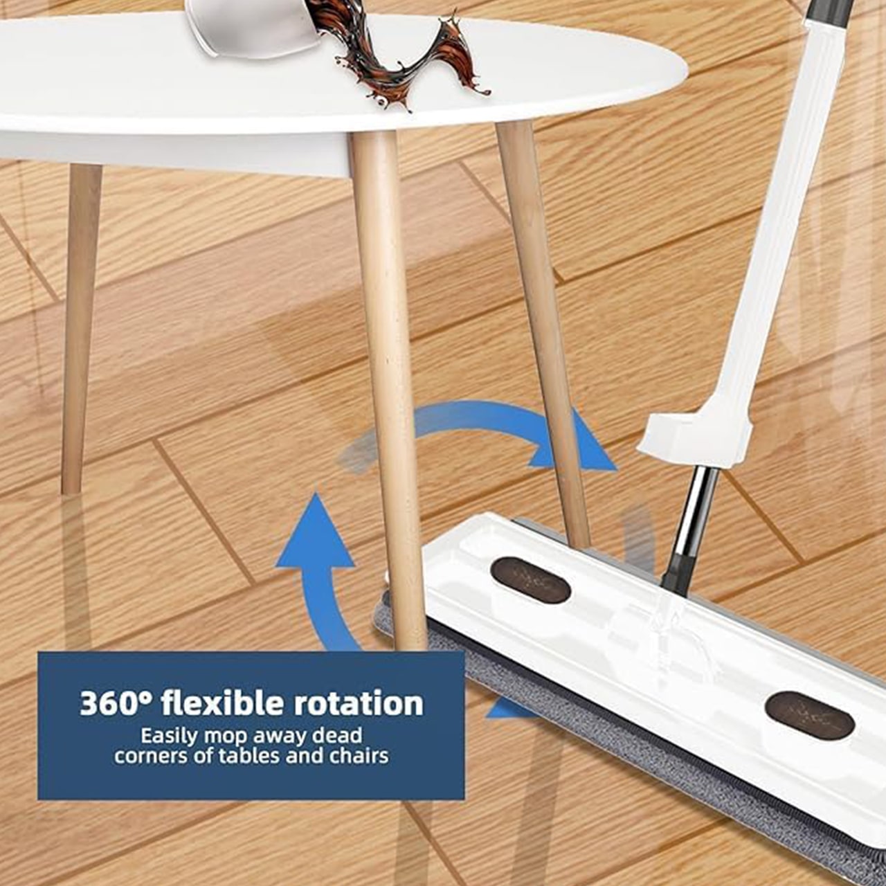 MopBundle, 360°-os takarítóeszköz és összecsukható vödör a könnyű takarításhoz - Image 5