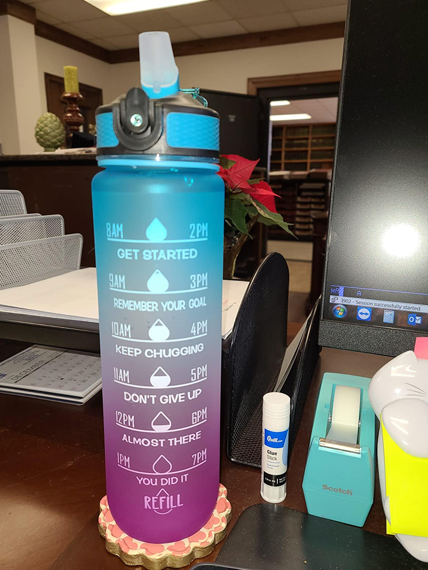 MotivationalBottle, motivációs kulacs idézetekkel és időskálával (1000 ml) - Image 10