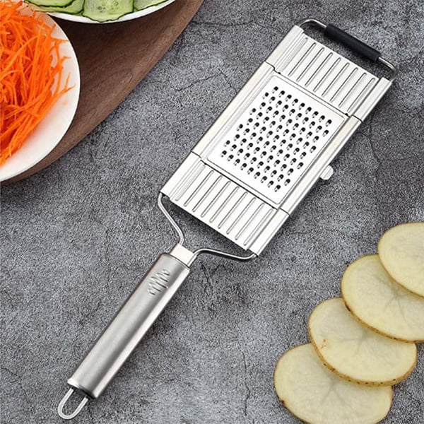 MultiSlicer, multifunkcionális zöldségszeletelő ergonomikus csúszásgátló fogantyúval és 3 különböző méretű pengével - Image 4