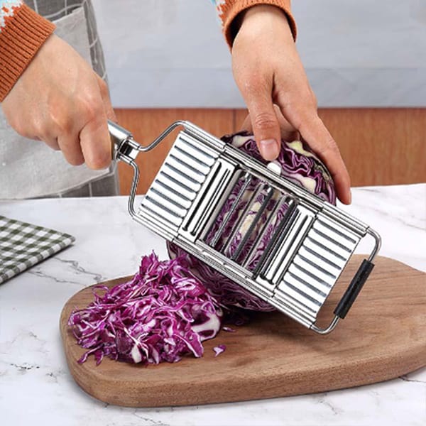 MultiSlicer, multifunkcionális zöldségszeletelő ergonomikus csúszásgátló fogantyúval és 3 különböző méretű pengével - Image 7