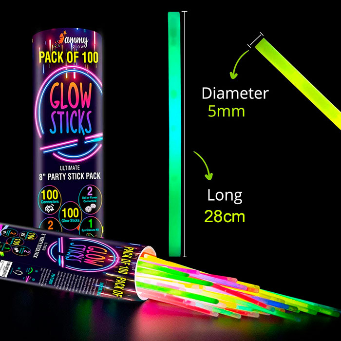 NeonGlowSticks, egy készlet neonrúd és egyéb szórakoztató kiegészítő - Image 2