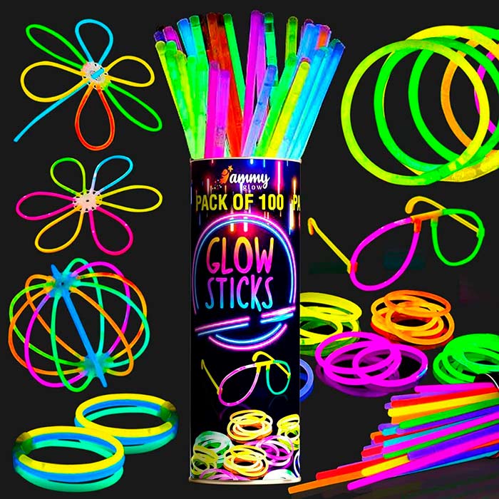 NeonGlowSticks, egy készlet neonrúd és egyéb szórakoztató kiegészítő - Image 4