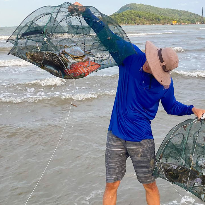 A NetFish, egy esernyő alakú horgászháló halakhoz és rákokhoz - Image 7