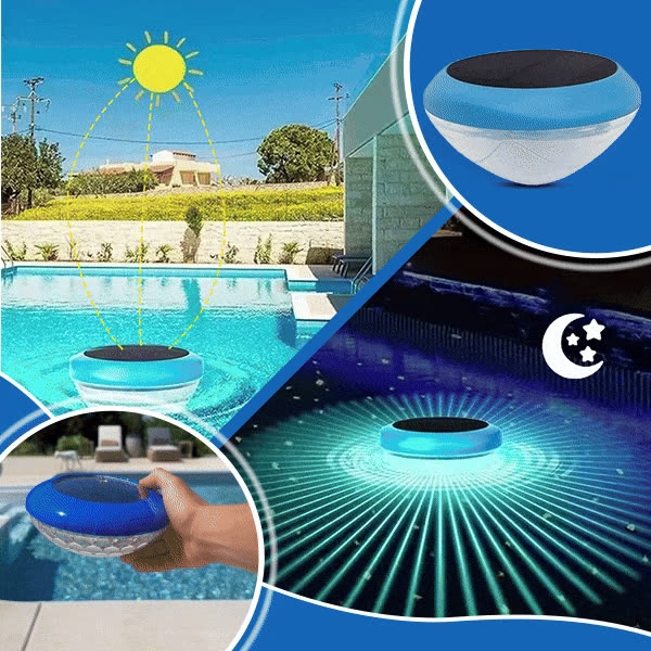 Napelemes világítás úszómedencéhez vagy tóhoz, POOLSOLAR - video