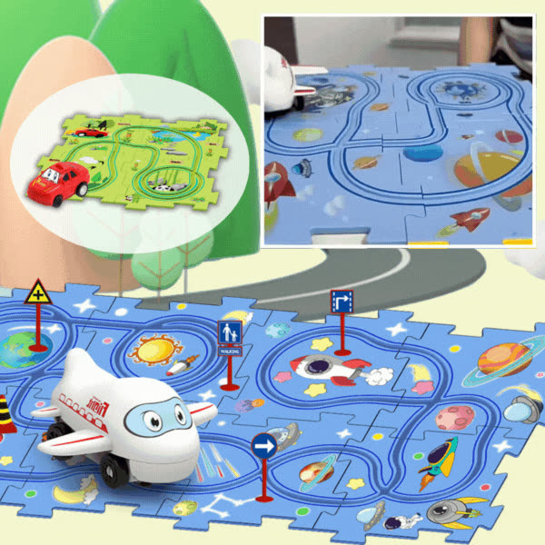 PUZTRACK-ZEL, Kreatív gyerek puzzle - video
