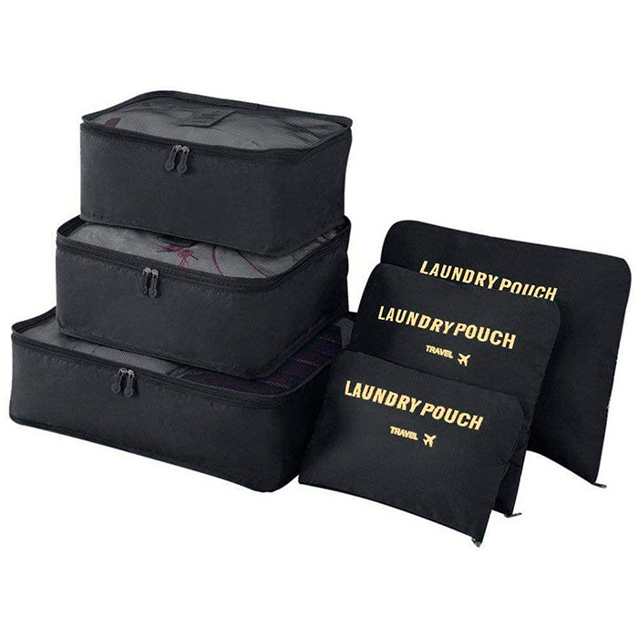 PackingBags, rendszerező táskák bőröndök és hátizsákok való szervezéshez (6 db) - Image 1