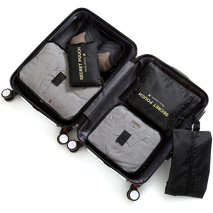 PackingBags, rendszerező táskák bőröndök és hátizsákok való szervezéshez (6 db) - Image 7