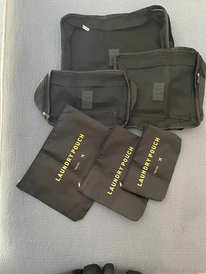 PackingBags, rendszerező táskák bőröndök és hátizsákok való szervezéshez (6 db) - Image 9
