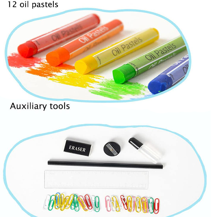 PaintingKit, 86 darabos készlet festékekkel és egyéb kiegészítőkkel, felnőttek és gyermekek számára egyaránt alkalmas - Image 3