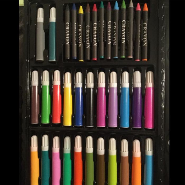 PaintingKit, 86 darabos készlet festékekkel és egyéb kiegészítőkkel, felnőttek és gyermekek számára egyaránt alkalmas - Image 4