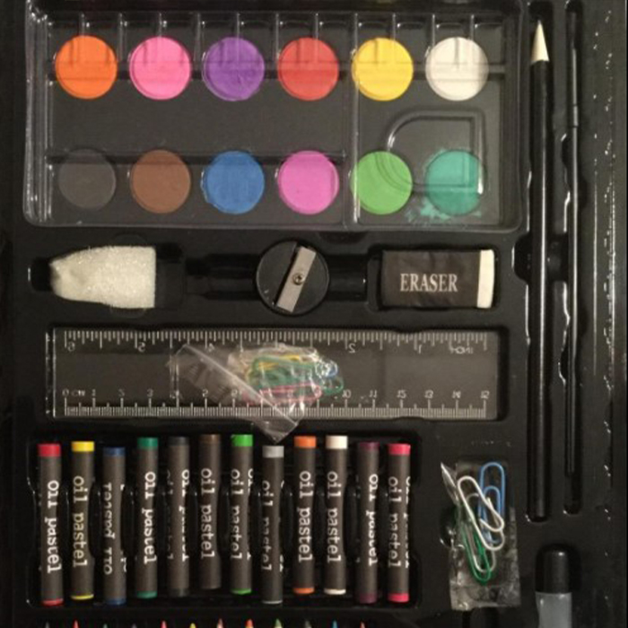 PaintingKit, 86 darabos készlet festékekkel és egyéb kiegészítőkkel, felnőttek és gyermekek számára egyaránt alkalmas - Image 5