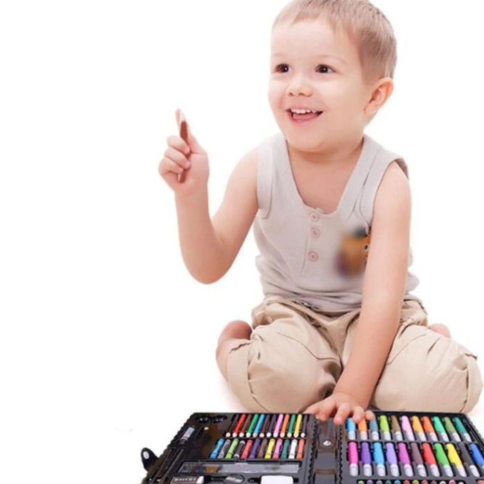 PaintingKit, 86 darabos készlet festékekkel és egyéb kiegészítőkkel, felnőttek és gyermekek számára egyaránt alkalmas - Image 8