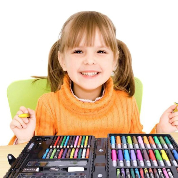 PaintingKit, 86 darabos készlet festékekkel és egyéb kiegészítőkkel, felnőttek és gyermekek számára egyaránt alkalmas - Image 9