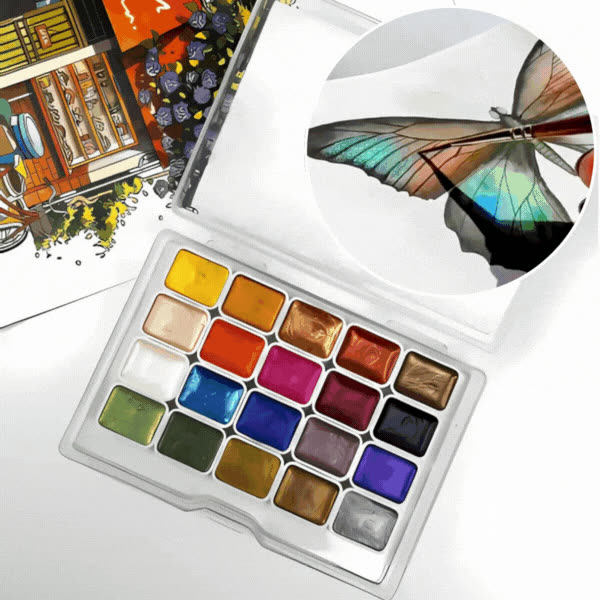 Palette, 20 élénk szín készlet - video