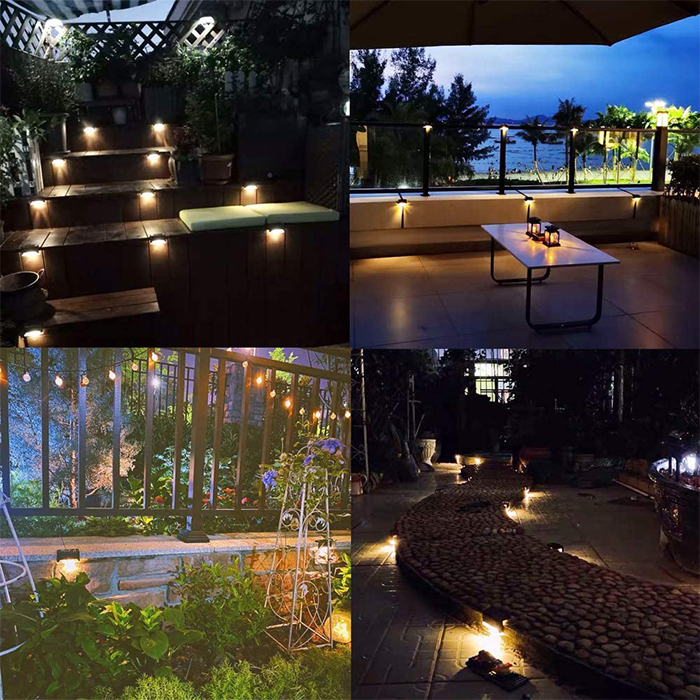 PatioLights, 4 részes vízálló, napelemes kerti LED lámpa készlet - Image 15