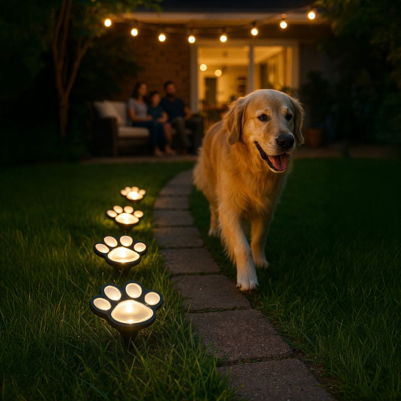 Mancs alakú napelemes LED-lámpák, Paws - Image 10