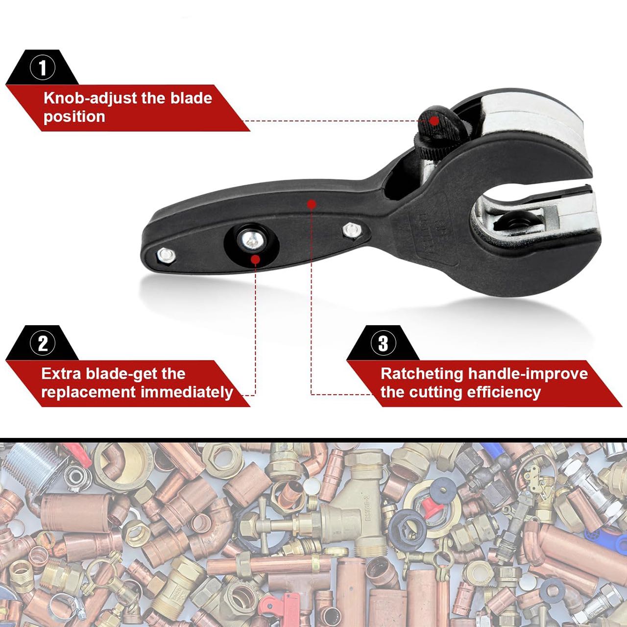 PipeCutter, Univerzális Kézi Csővágó - Image 4