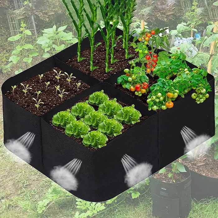 Pocket4Garden, hordozható kertágyás 4 különálló rekesszel - Image 5