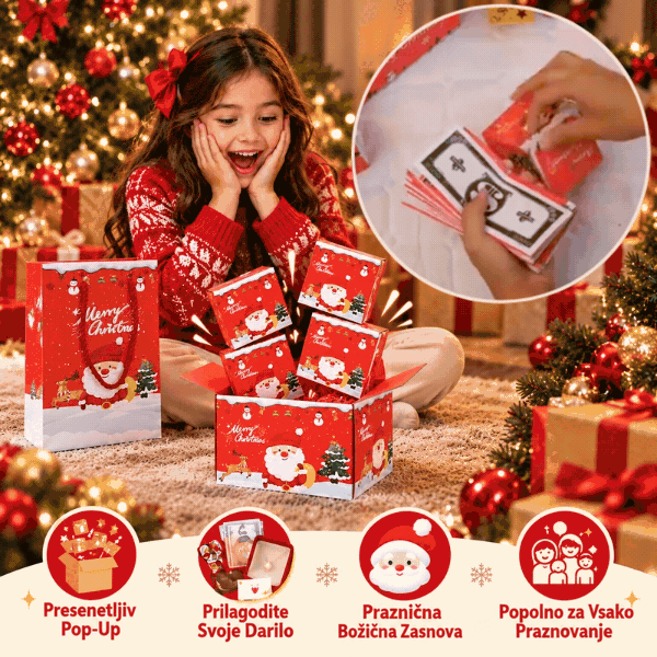 Christmas Surprise Gift Box, PopOut