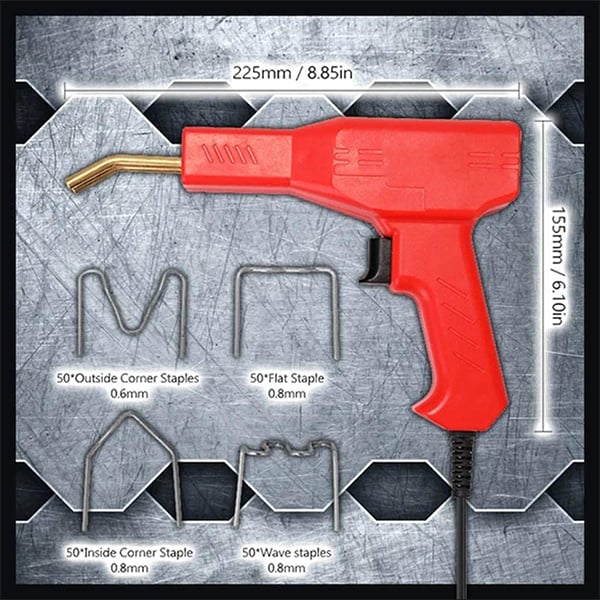 CrackRepairSet, egy professzionális kézi hegesztő és tűzőgép készlet (200 darabos készlet) - Image 9