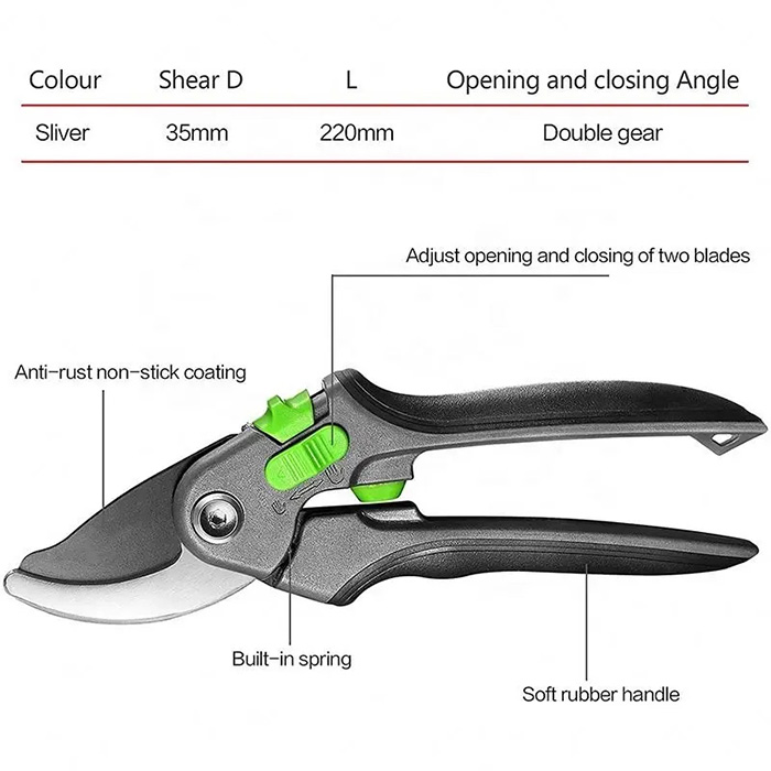 Pruner, metsző és vágó ollók - Image 2