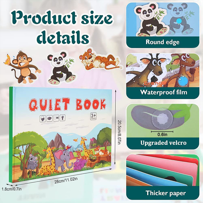 A QuietBook egy csendes könyv, amely a gyermek fejlődésének minden területét stimulálja - Image 9