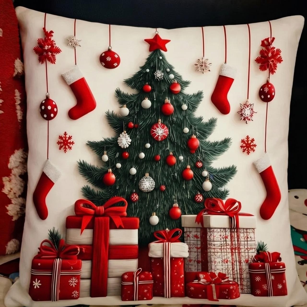 Karácsonyi párnahuzatok (4 db), RedXmass - Image 10