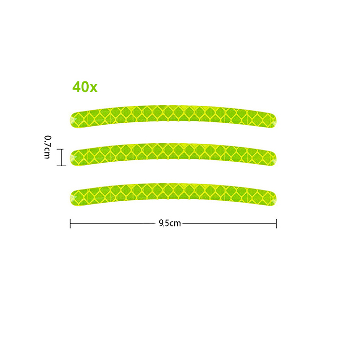 ReflectiveStripes, öntapadó fényvisszaverő matricák a felnihez (40 db) - Image 2