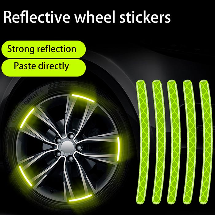 ReflectiveStripes, öntapadó fényvisszaverő matricák a felnihez (40 db) - Image 3