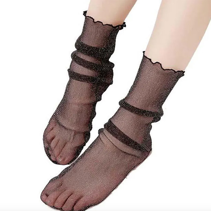 RetroMeshSocks, 5 pár meleg divat zokni - Image 8
