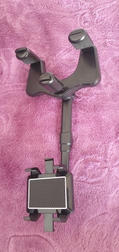 RotatableCarHolder, 360 fokos telefontartó, amely a visszapillantó tükörre rögzíthető - Image 5