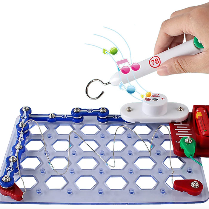 ScienceKit, egy didaktikus játék, ahol a gyermek megtanulja az elektromosság alapjait (17 darabos világ) - Image 3