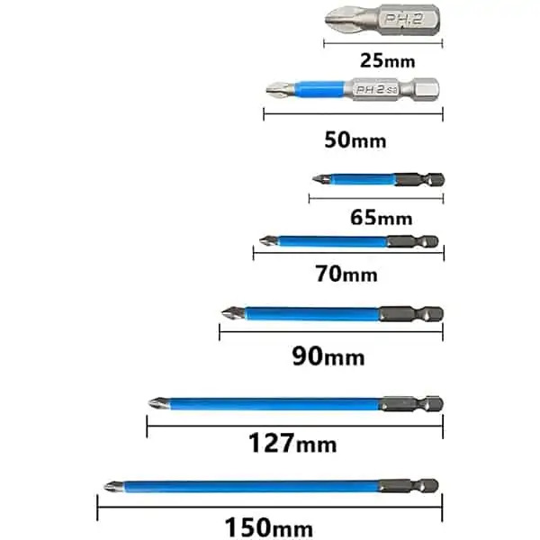 ScrewBitsMagnetic7, fúrófej készlet mágneses fejekkel - Image 2
