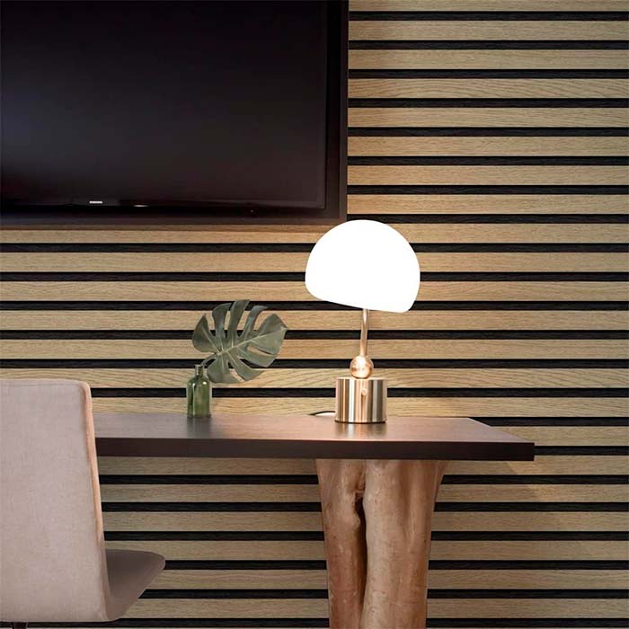 SlatWall, öntapadós matrica természetes fa megjelenéssel (300 x 45 cm) - Image 6
