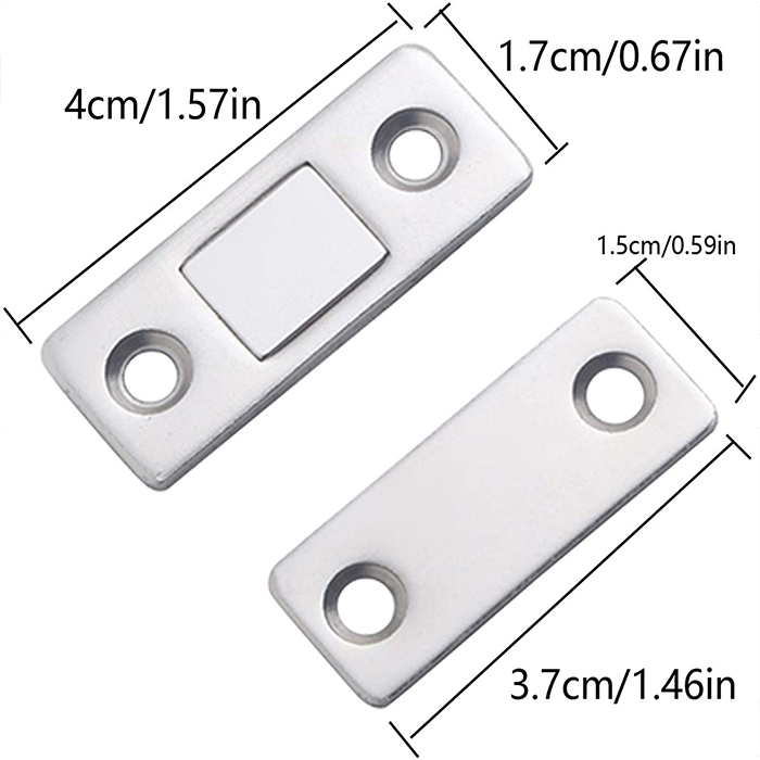 SmoothStop, mágneses lemezek az ajtók könnyű zárásához (2 készlet) - Image 7