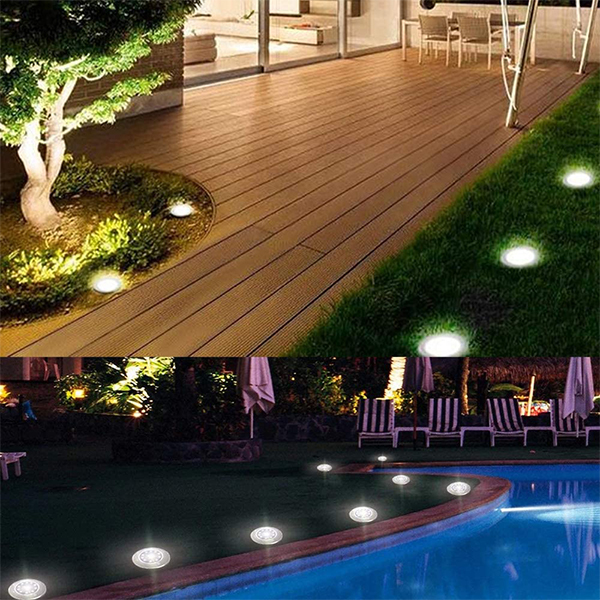 SolarGardenLights, 4 napelemes LED lámpa a kertbe vagy az ösvényre - Image 3