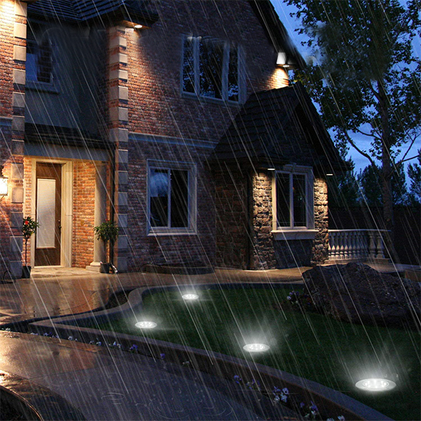 SolarGardenLights, 4 napelemes LED lámpa a kertbe vagy az ösvényre - Image 9