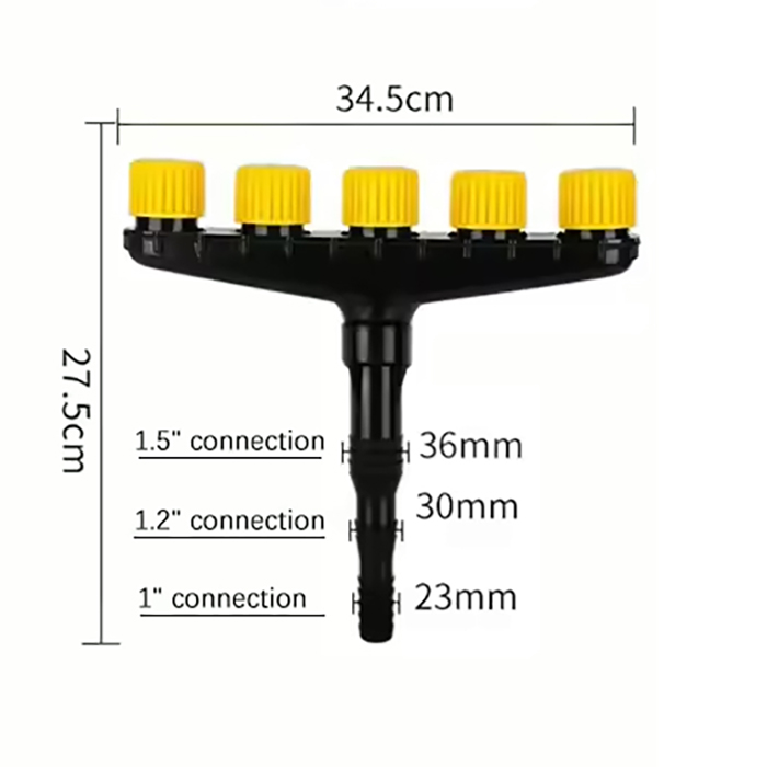 Splitter, öntözőszóró 5 fúvókával - Image 2
