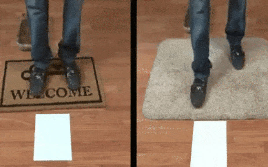 SuperStep, egy szőnyeg, amely egyetlen lépéssel megtisztítja a talpakat és a mancsokat - video
