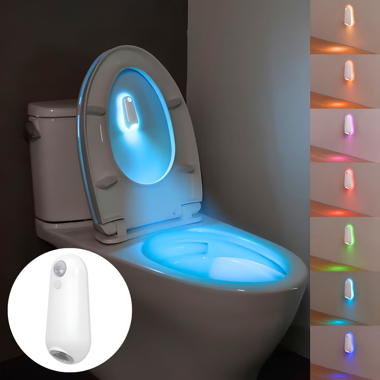 LED mozgásérzékelős lámpa WC-hez és otthonra, Toily