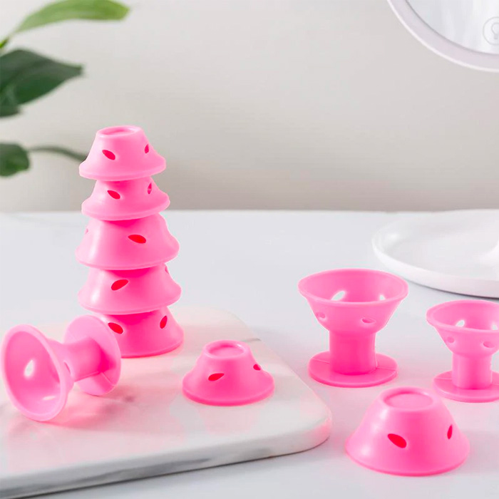 TopCurls, szilikon hajcsavarók a teljes és tartós fürtökért (20 db) - Image 7
