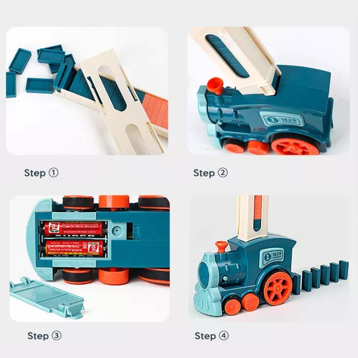 TrainDomino, egy vonat, amely dominódarabokat rendez - Image 7