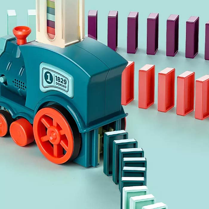 TrainDomino, egy vonat, amely dominódarabokat rendez - Image 10