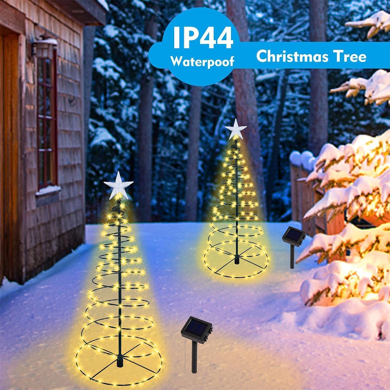 TreeSolar, egy karácsonyfa napelemes LED világítással - Image 4